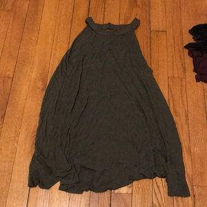 Olive green dress